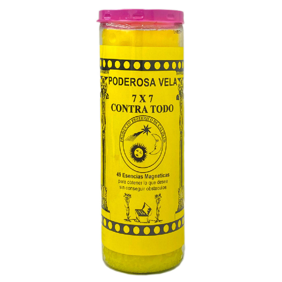 Veladora Preparada 7X7 - Fixed And Scented 7 Day Candle Agains Everything