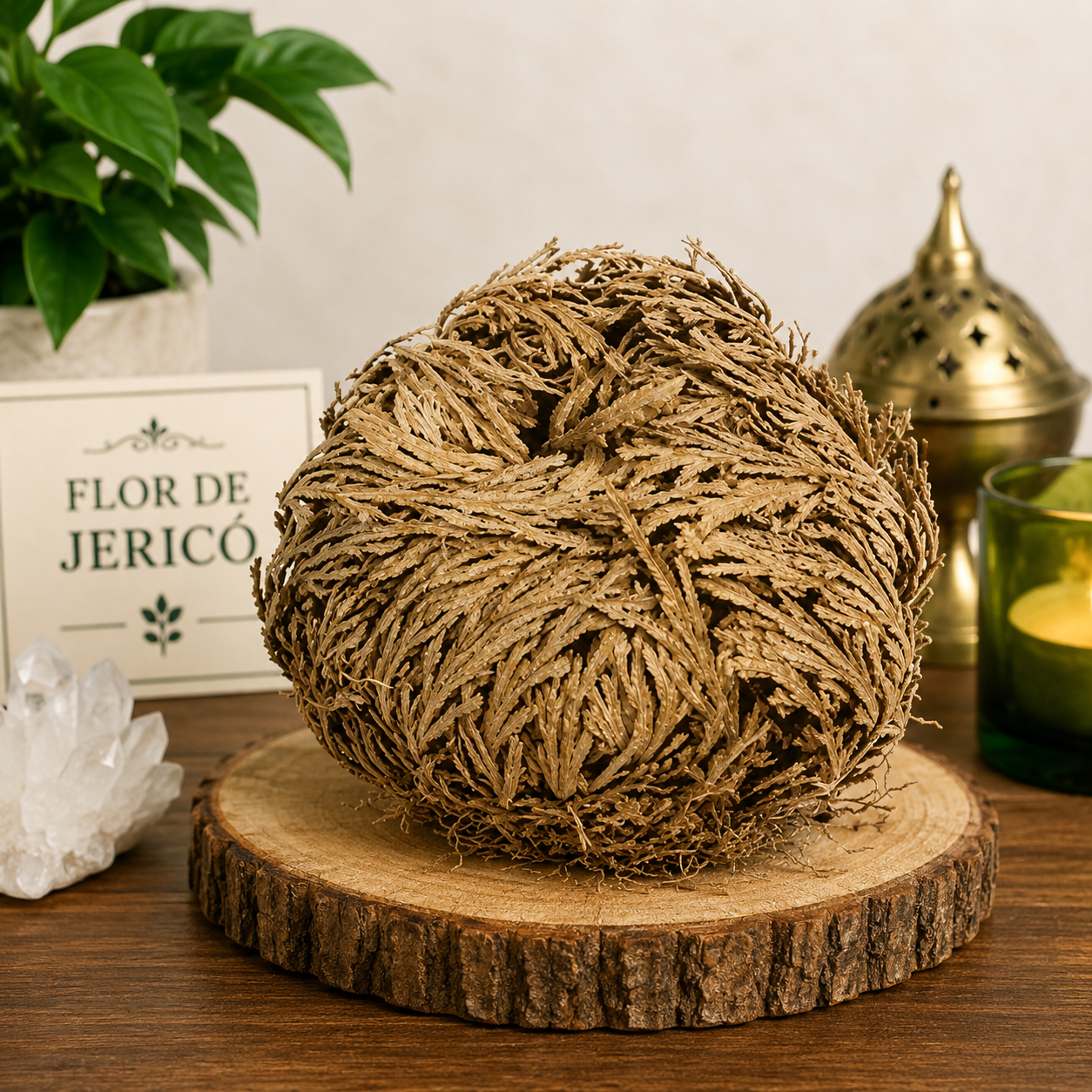 Flor de Jericó Natural – Rose of Jericho | 1 Flor para Prosperidad, Abundancia y Renovación Espiritual