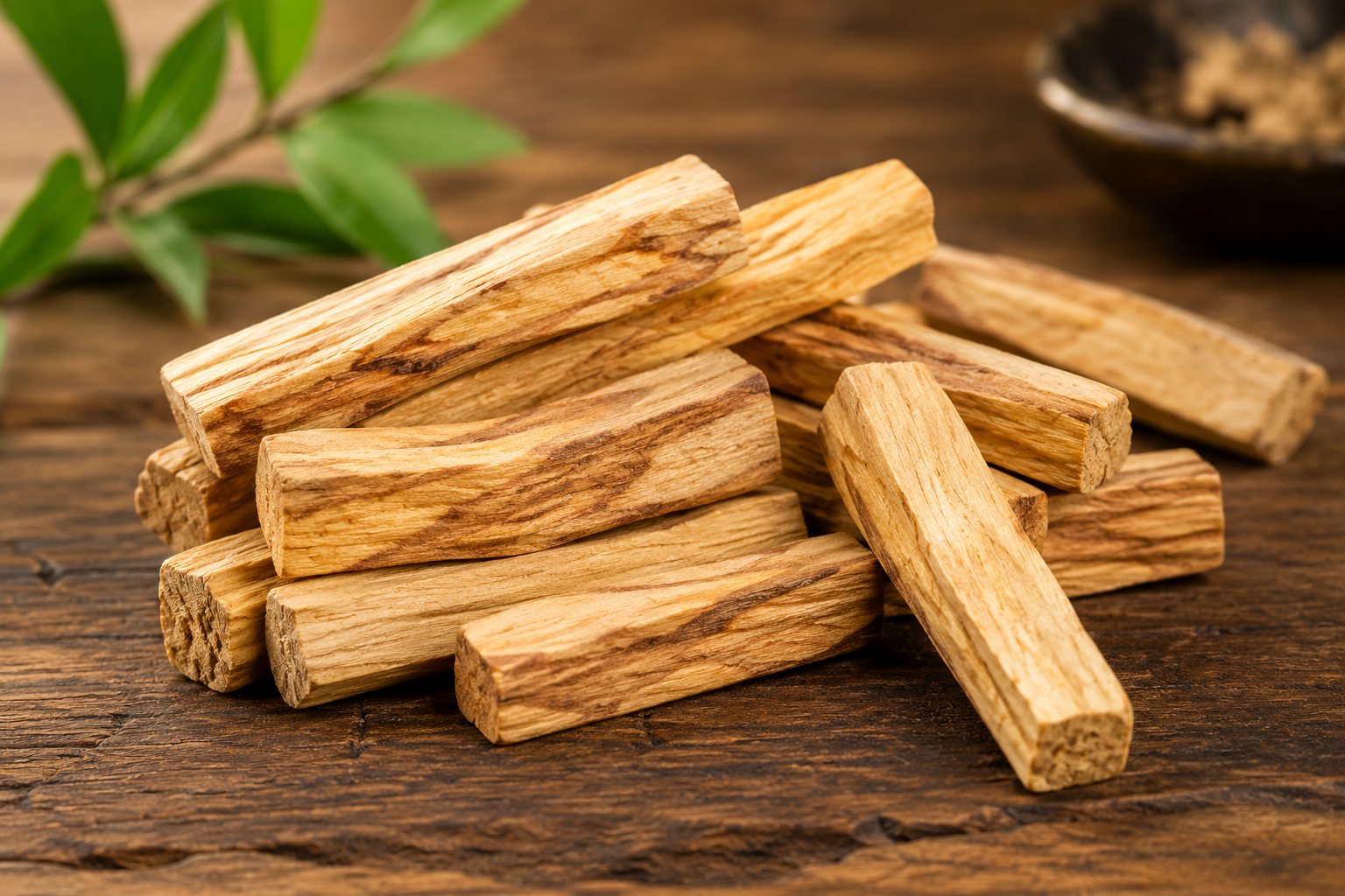 Palo Santo Natural – Paquete de 5 Varitas | Natural Palo Santo Wood – 5 Sticks