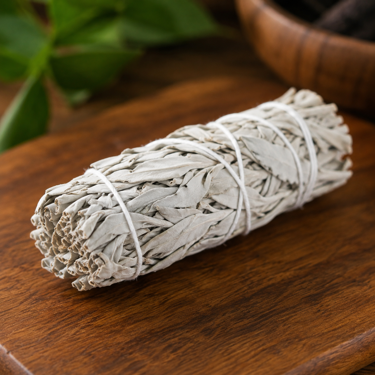 Salvia Blanca Natural 5" – Atado de Salvia para Limpieza Espiritual | Natural White Sage 5" Bundle – Spiritual Cleansing Sage