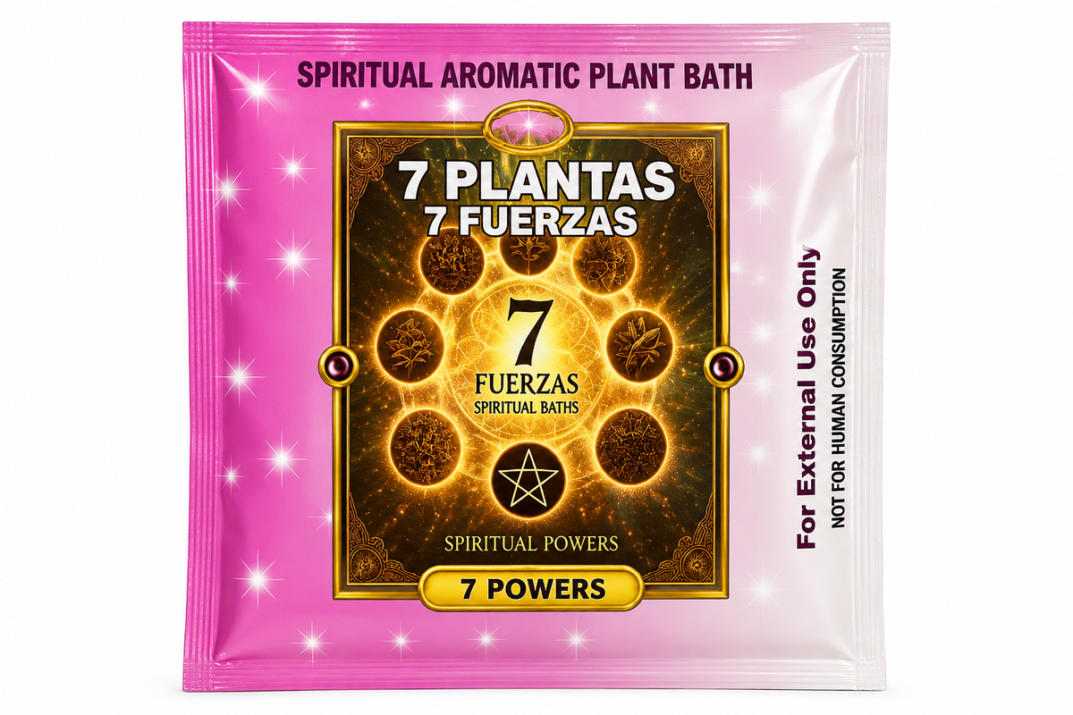 Baño Espiritual 7 Plantas 7 Fuerzas – 7 Powers Herbal Spiritual Bath