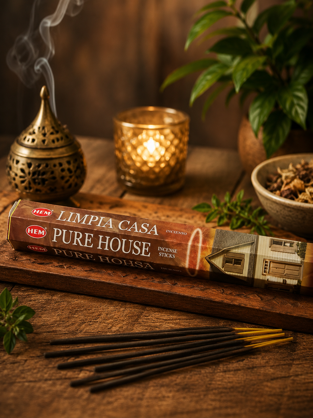 HEM Limpia Casa Incense Sticks – Pure House | Incienso para Limpieza del Hogar