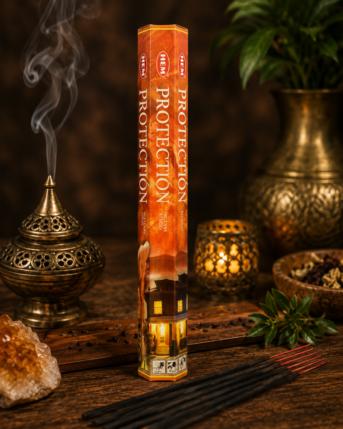 HEM Protección Incense Sticks – Protection Incense | Incienso para Protección y Limpieza Espiritual