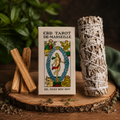 Tarot de Marseille Spiritual Cleansing Bundle – Tarot Deck, White Sage & 3 Palo Santo Sticks