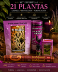 Kit Espiritual 21 Plantas & Gallina Negra – Limpieza, Protección y Purificación | 21 Herbs Spiritual Cleansing Kit