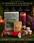 Kit Espiritual 13 Hierbas Sagradas – Limpieza Profunda, Protección y Contra Envidia | 13 Sacred Herbs Spiritual Cleansing Kit