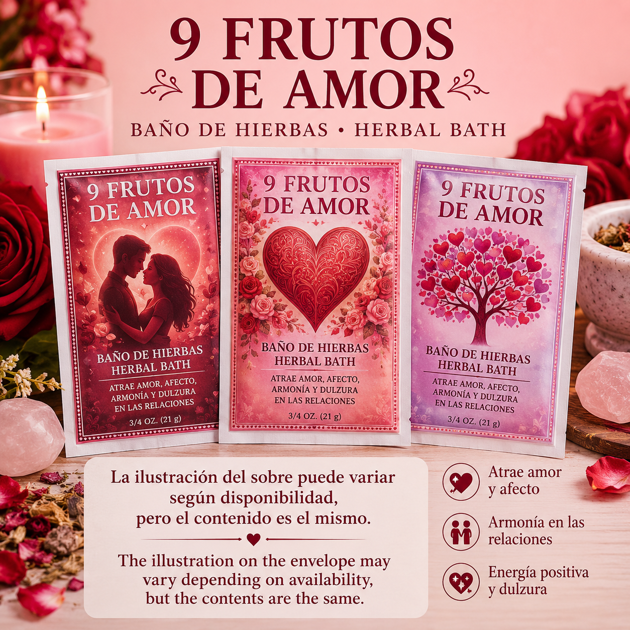Baño de Hierbas 9 Frutos de Amor – 9 Fruits of Love Herbal Bath